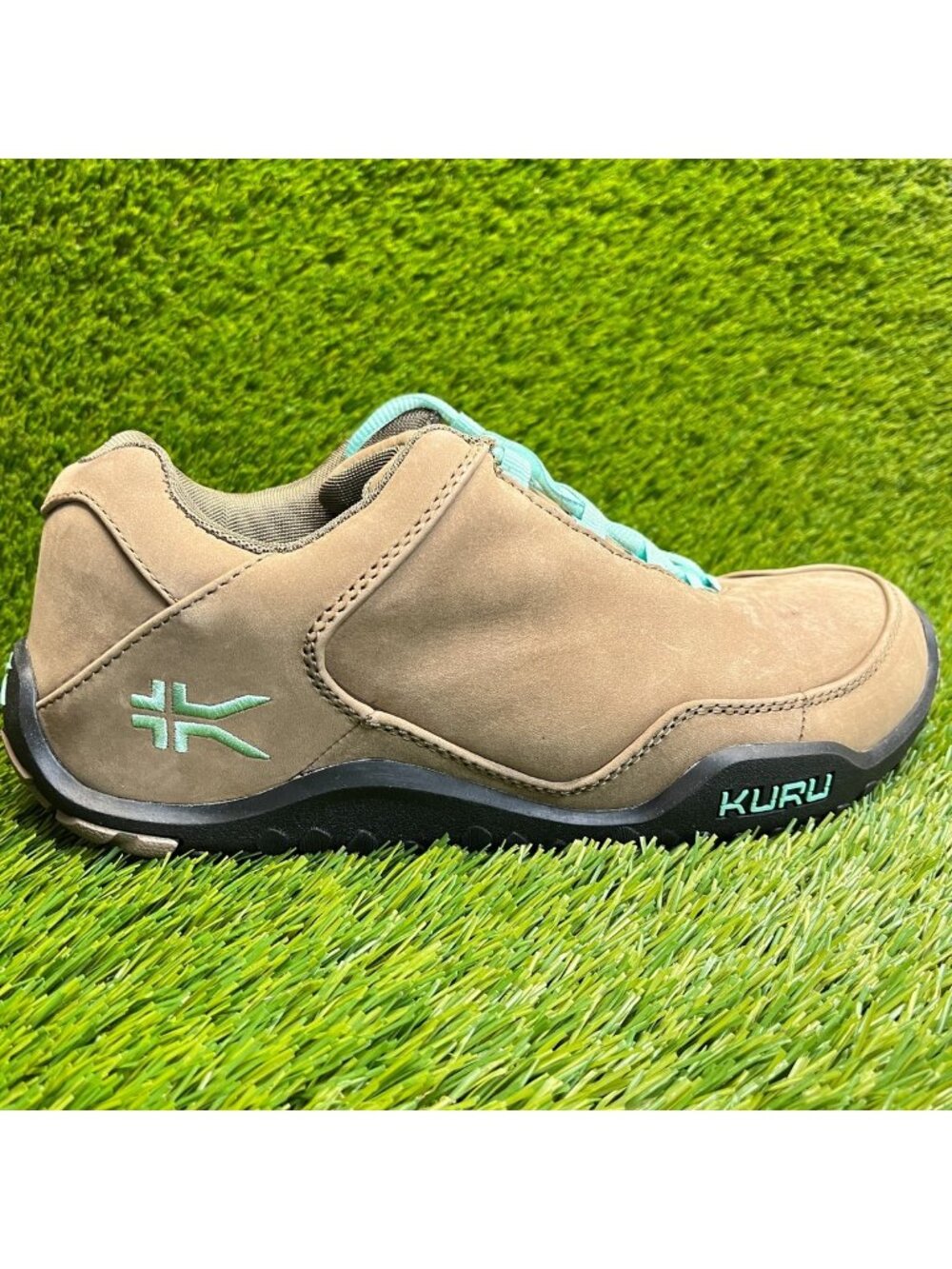 Kuru Chicane Womens Size 11 Brown Black Athletic Leather Walking Shoes Sneakers